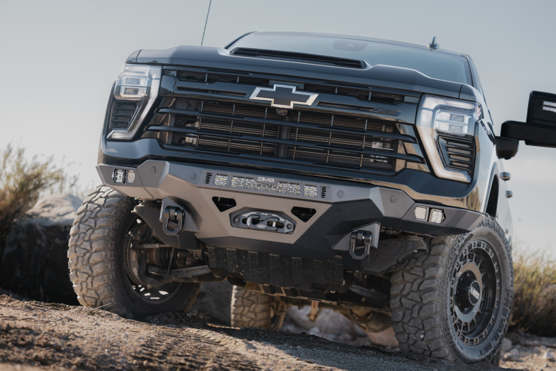 Chevrolet Silverado 2500 Front Bumper - DV8 Offroad - Spec Series - Black - `24-`26
